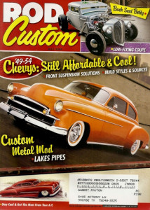 ROD & CUSTOM 2008 MAY - IFS FOR 51 CHEVY, BACK SEAT BETTY, DUAL SIDEPIPES